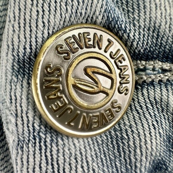 SEVEN7 TummyLess High Rise Skinny Jean Size 16 Amsterdam Wash Slimming Control - Picture 9 of 16